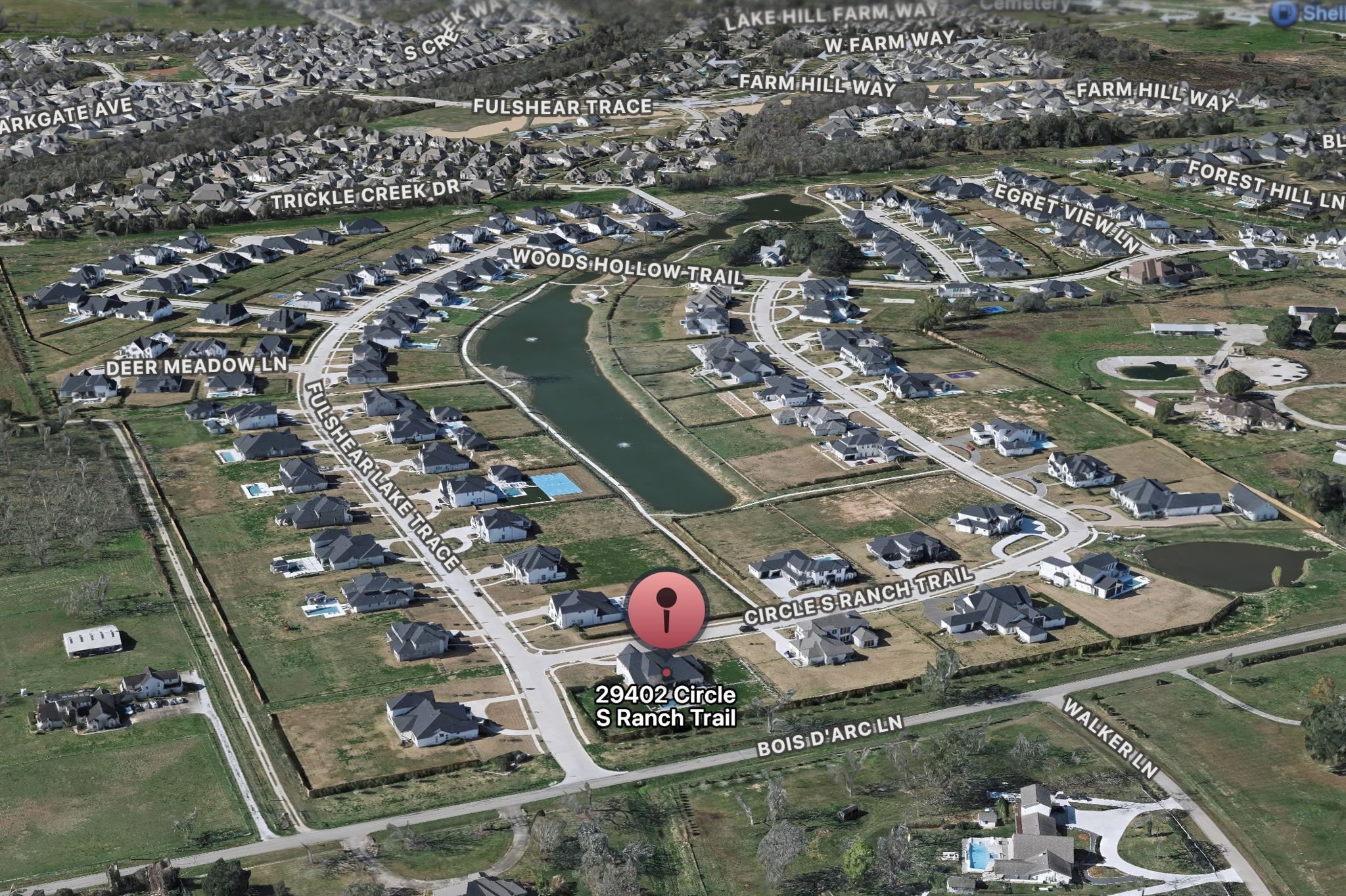 29402 Cir S Rnch Trail Fulshear, TX 77406 - Photo 50 of 50 an aerial view of a city