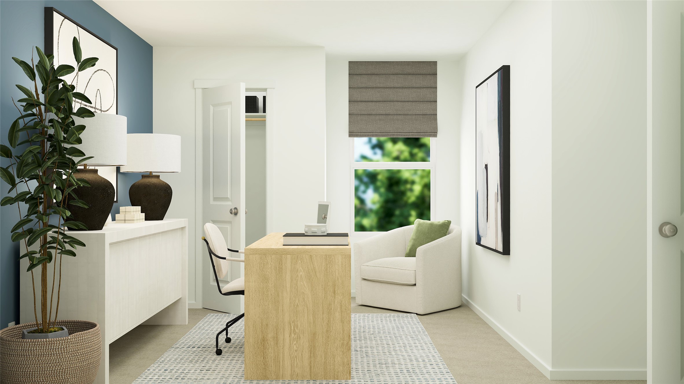 1302 Charlotte Way Wharton, TX 77488 - Photo 25 of 25 a living room with furniture and a potted plant