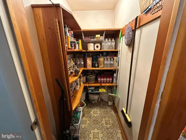 a view of storage and utility room
