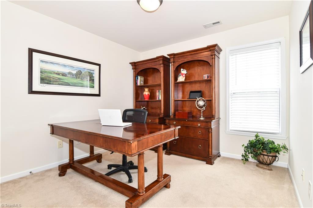 467 Ansley Way High Point, NC 27265 - Photo 10 of 16 The 3rd bedroom is currently used as office space. Has a window, overhead lighting, and closet.