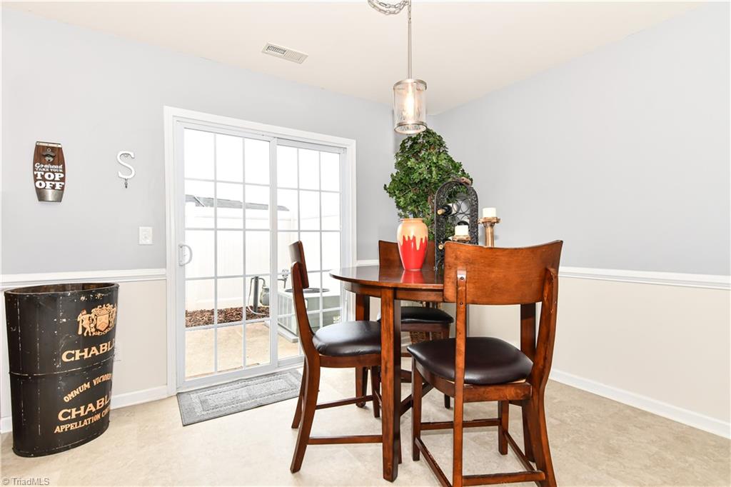467 Ansley Way High Point, NC 27265 - Photo 8 of 16 View walking in from the living room, easy access to back patio.