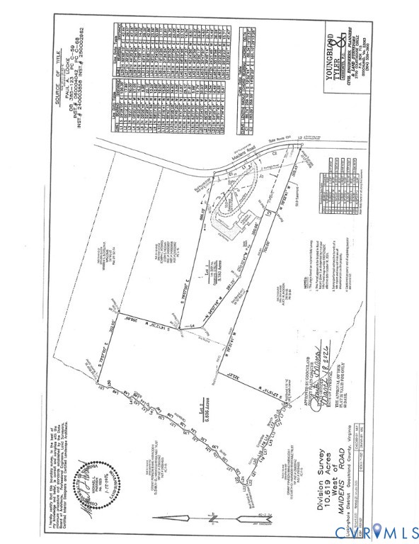 LOT 2, 6.836 ACRES
31-36-0-2-0 MAIDENS RD.
DIVIS