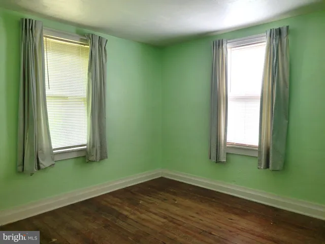 an empty room with window