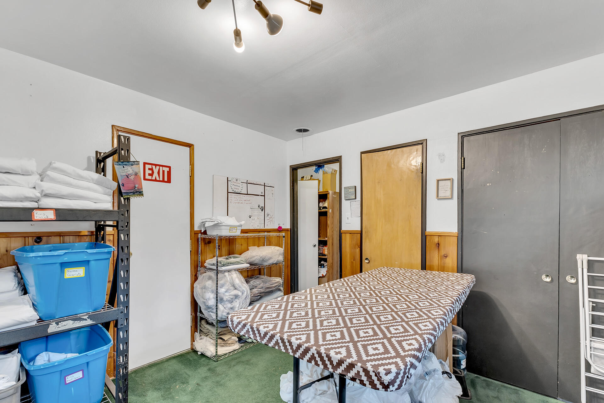 54585 North Circle Drive Idyllwild, CA 92549 - Photo 44 of 58 a bed room with a bed and a chair