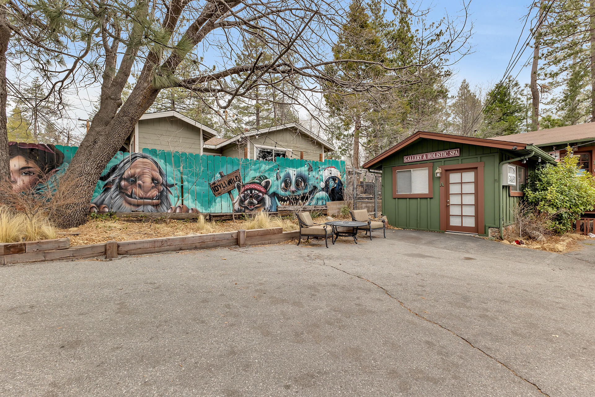 54585 North Circle Drive Idyllwild, CA 92549 - Photo 47 of 58 a view of a house with a yard and sitting area