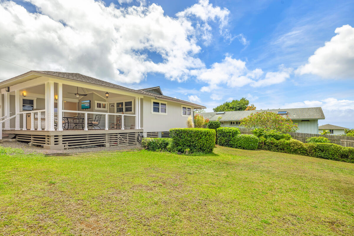 3567 Waha Road Kalaheo, HI 96741 - Photo 21 of 25 a view of a house with a yard