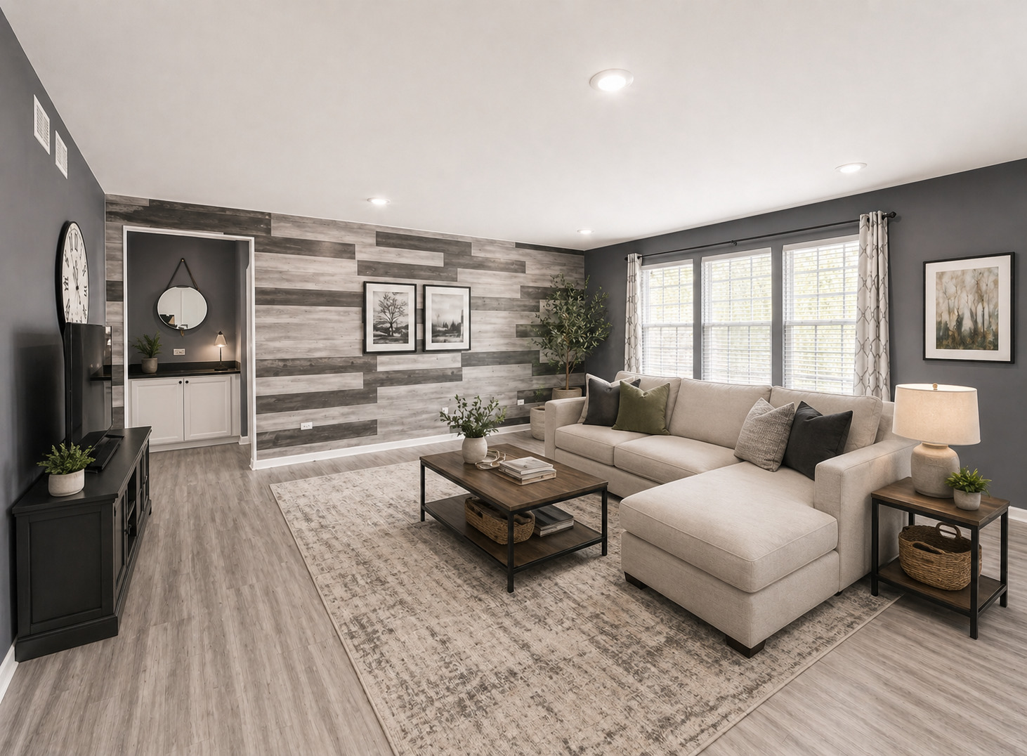 713 Long Ridge Trail Minooka, IL 60447 - Photo 23 of 40 a living room with furniture and wooden floor