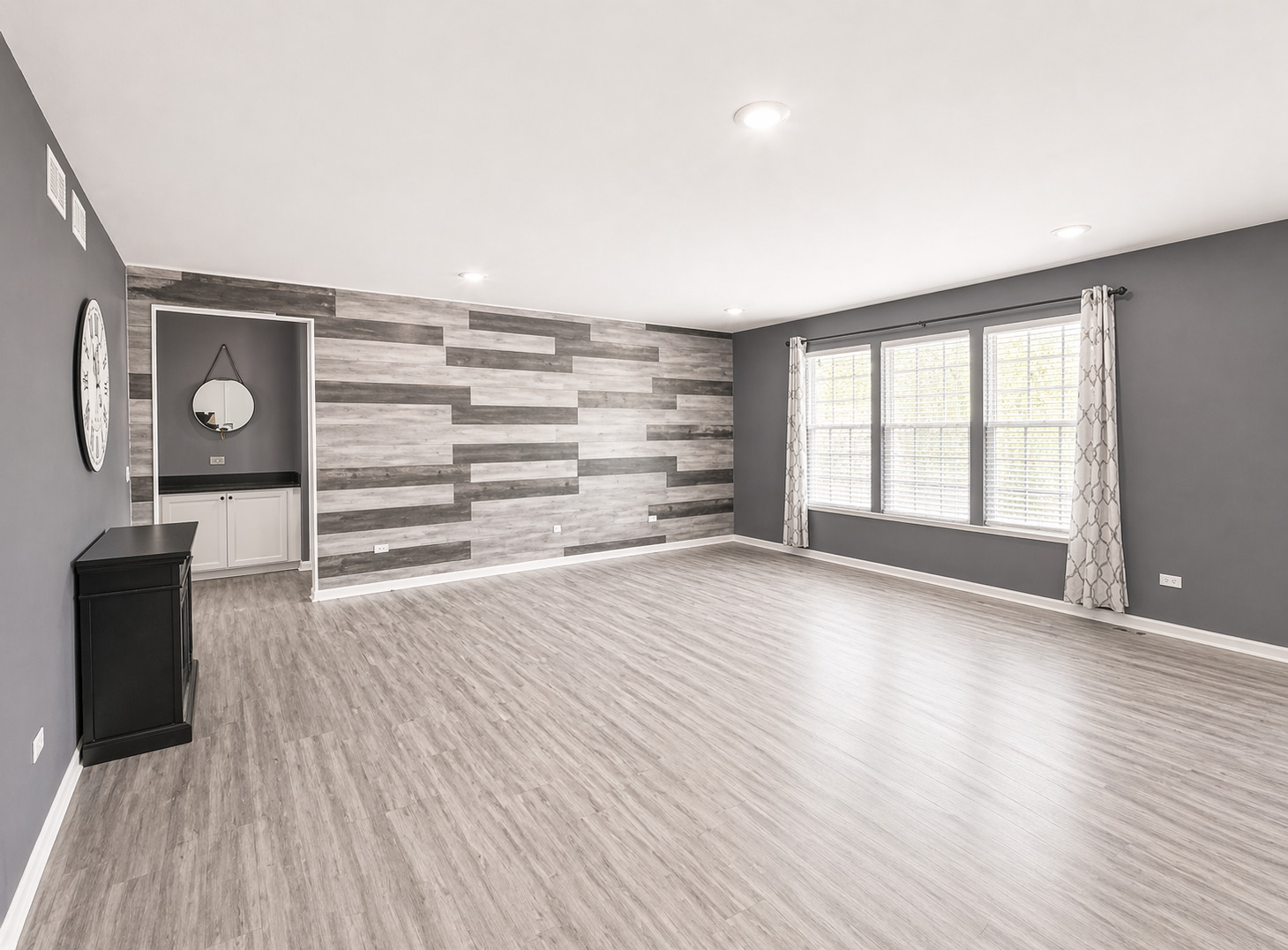 713 Long Ridge Trail Minooka, IL 60447 - Photo 25 of 40 wooden floor in an empty room with a window