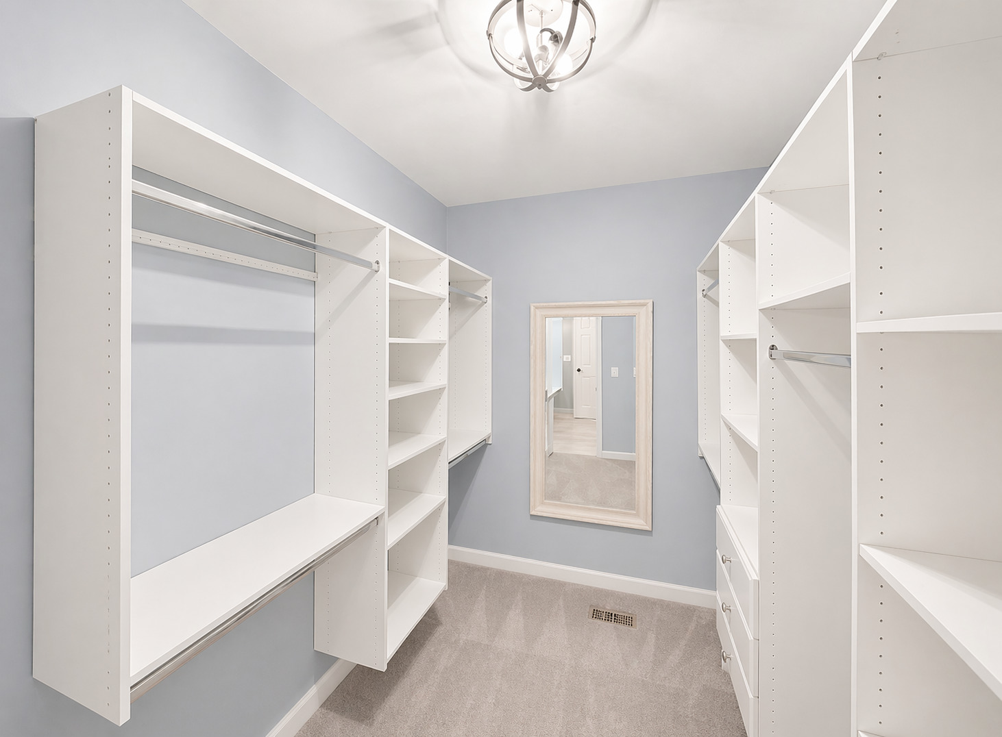 713 Long Ridge Trail Minooka, IL 60447 - Photo 36 of 40 a view of an empty walk in closet