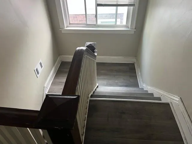 a view of an front door