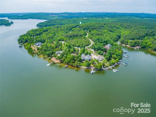 an aerial view of a city and mountain view
