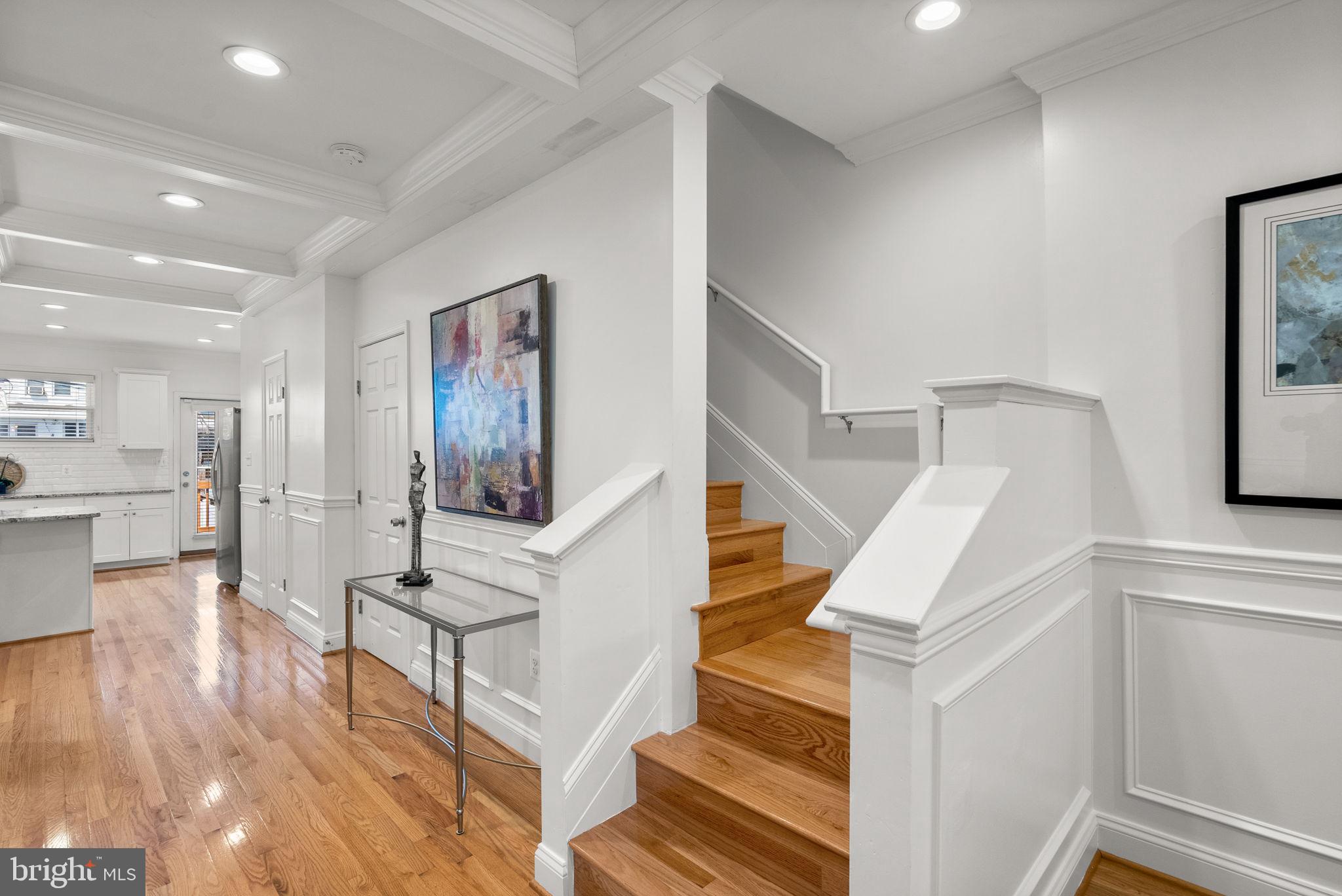 925 Decatur Street Northwest Washington, DC 20011 - Photo 16 of 41 Wood stairs