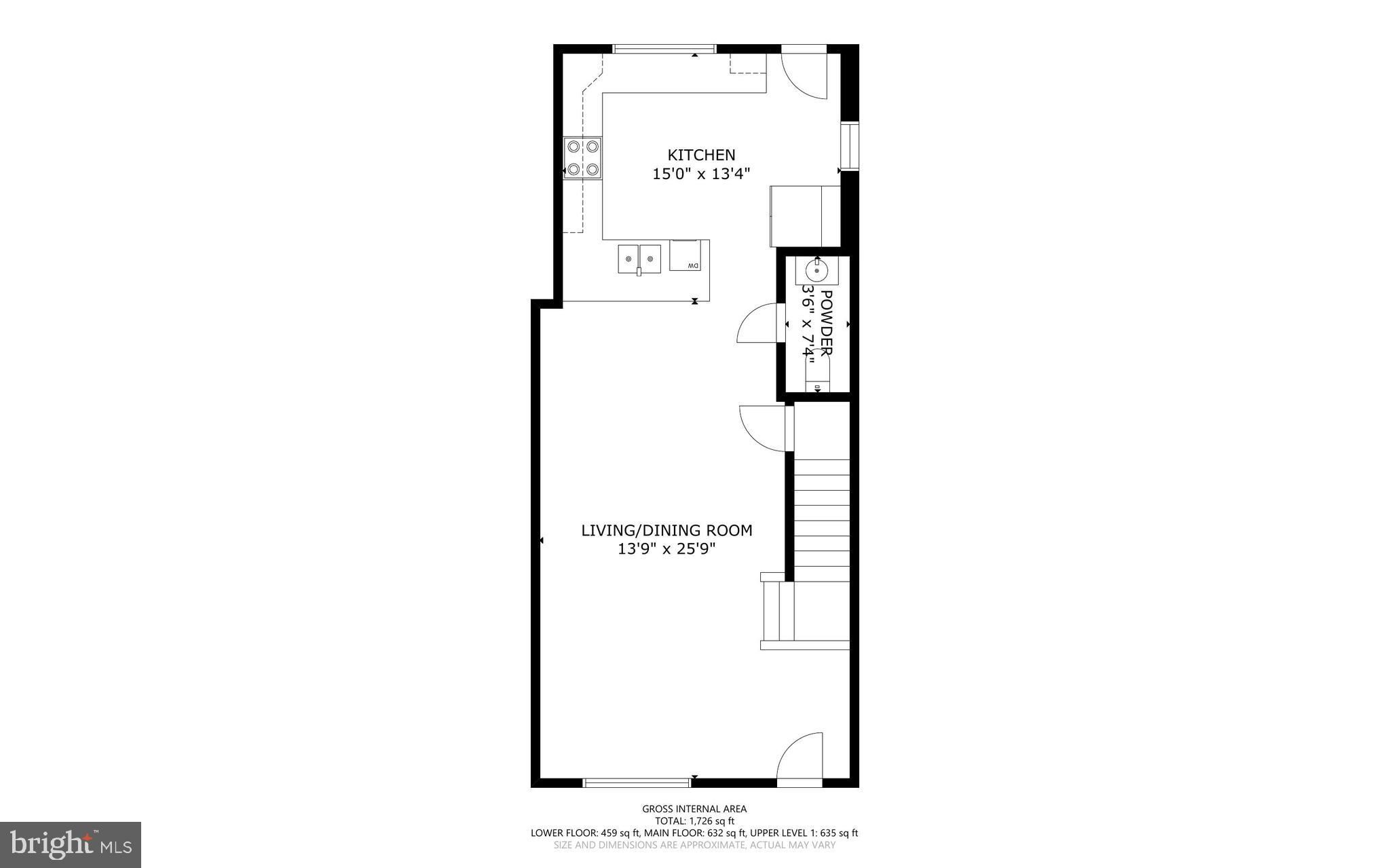925 Decatur Street Northwest Washington, DC 20011 - Photo 40 of 41 Main living levle
