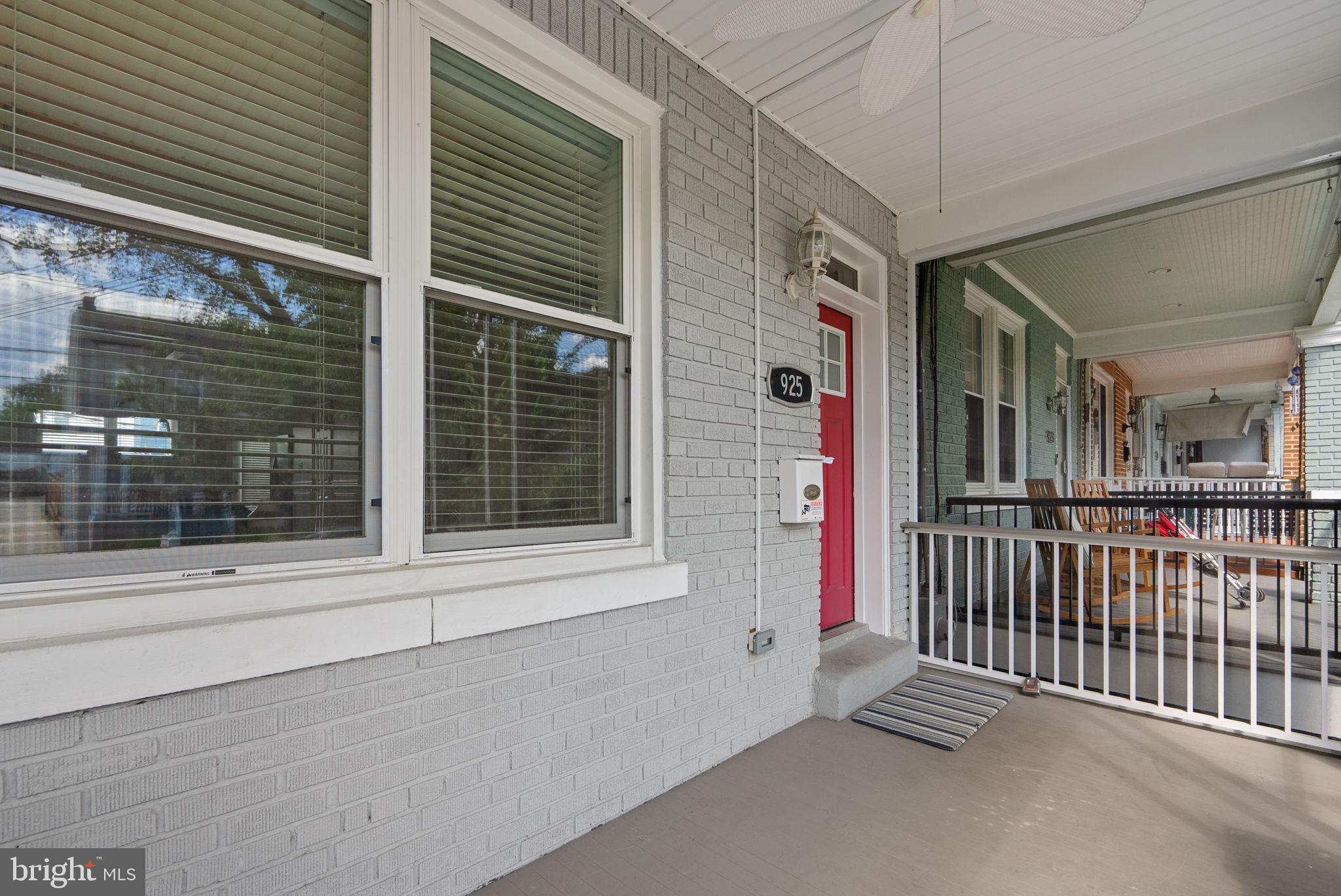 925 Decatur Street Northwest Washington, DC 20011 - Photo 4 of 41 Large, welcoming front porch