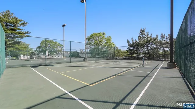 a view of a tennis court