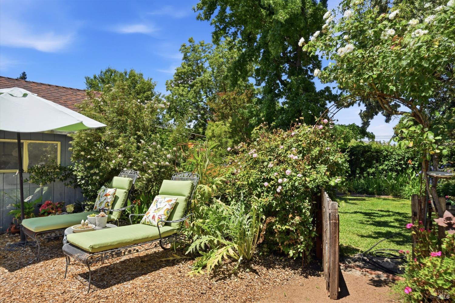 4941 Hansen Drive Santa Rosa, CA 95409 - Photo 25 of 35 Long-term tenants in granny love to garden and maintain the lovely yard.