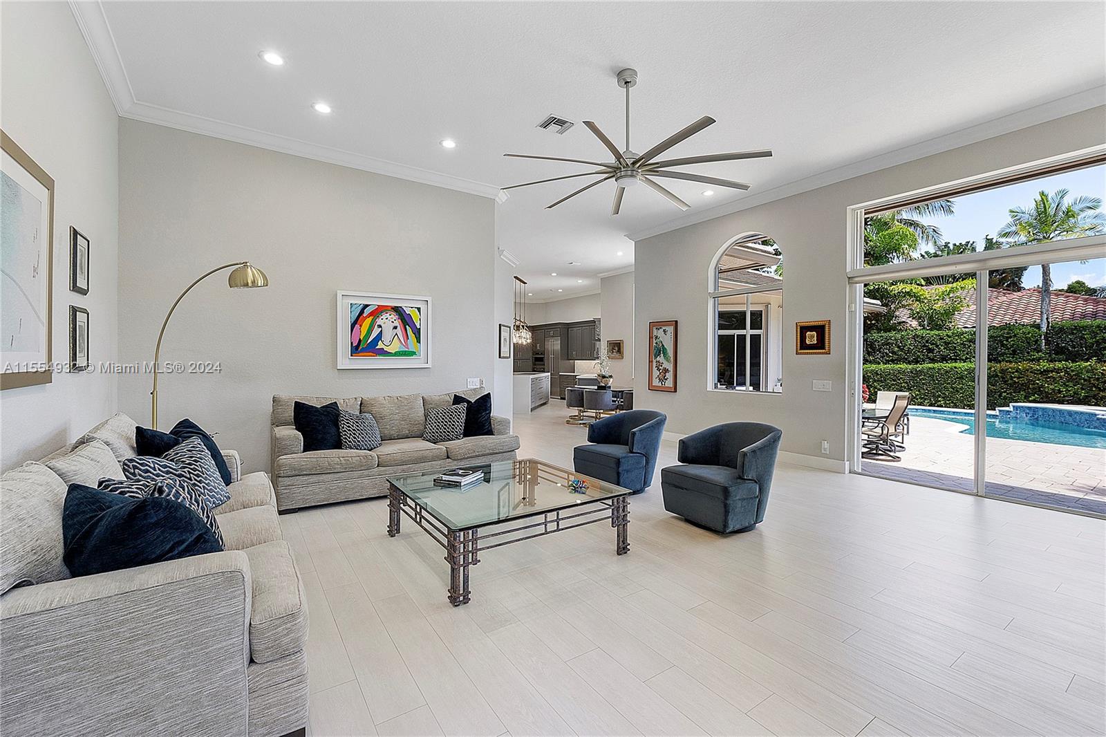 2539 Eagle Run Drive Weston, FL 33327 - Photo 29 of 64 a living room with furniture and a large window