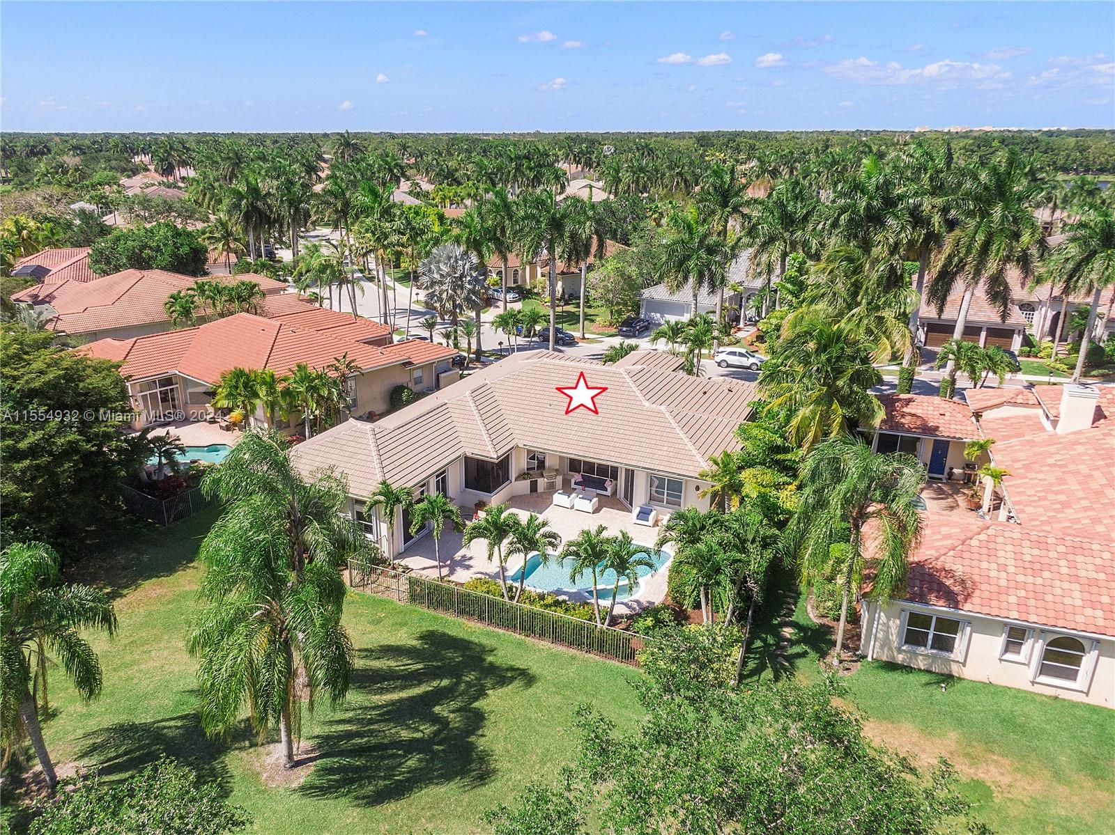 2539 Eagle Run Drive Weston, FL 33327 - Photo 49 of 64 an aerial view of residential houses with outdoor space and trees all around