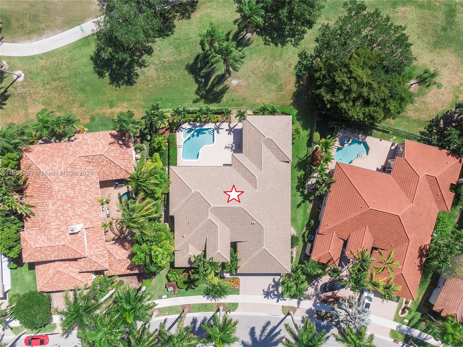 2539 Eagle Run Drive Weston, FL 33327 - Photo 61 of 64 an aerial view of a house with outdoor space and street view