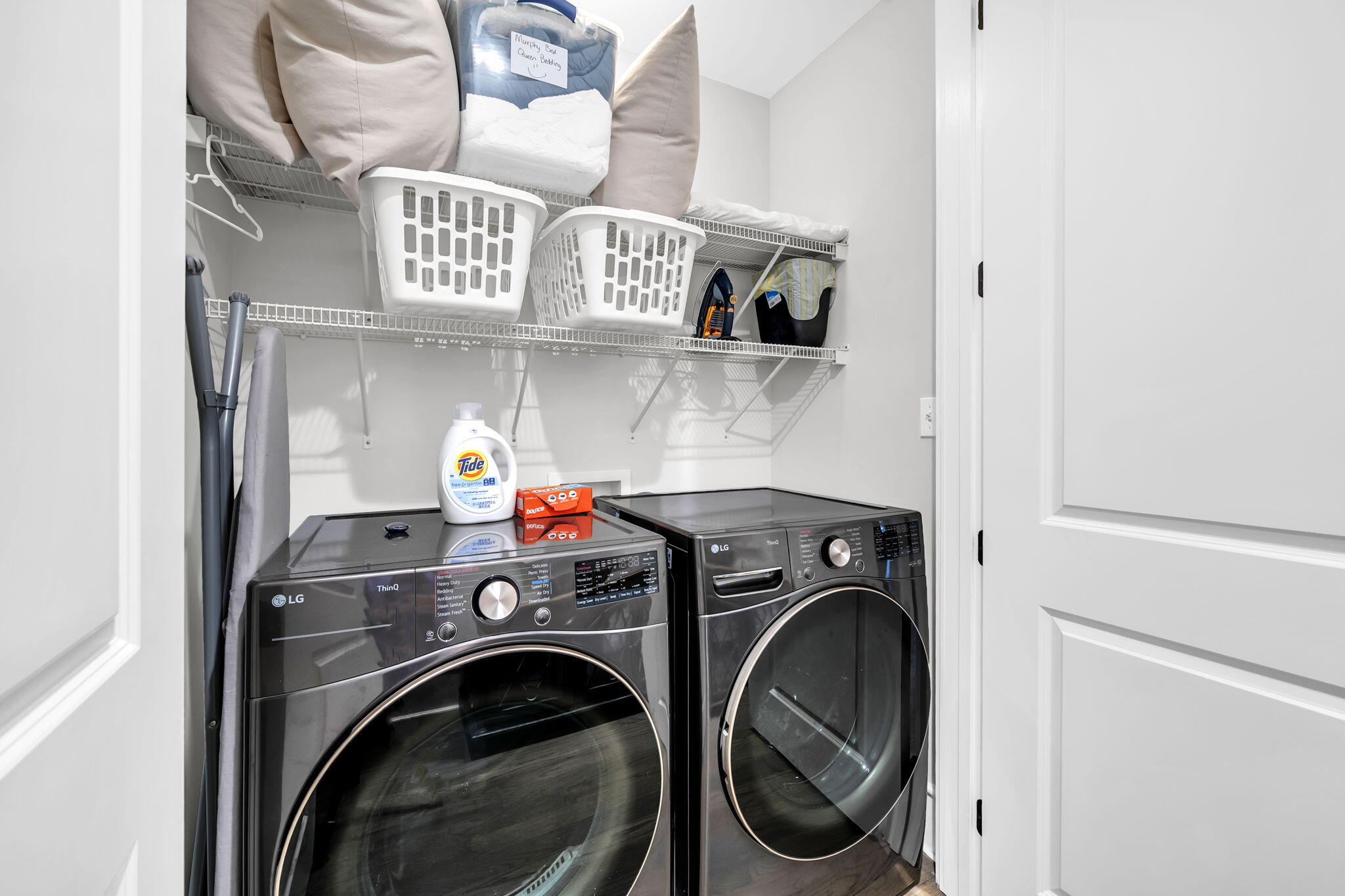 82 South Barrett Square, Unit 3E Inlet Beach, FL 32461 - Photo 32 of 56 a utility room with dryer and washer