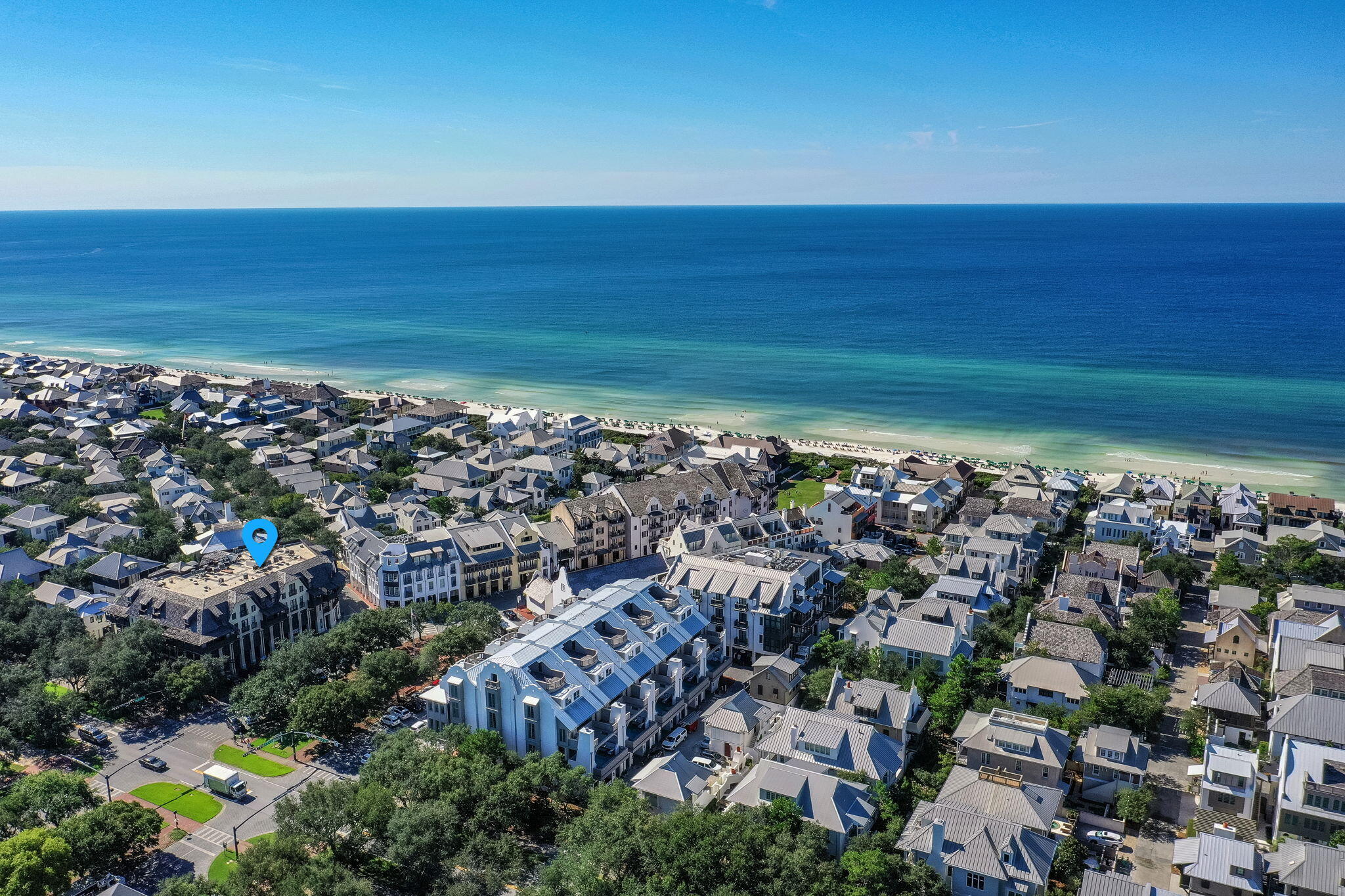82 South Barrett Square, Unit 3E Inlet Beach, FL 32461 - Photo 55 of 56 an aerial view of a city