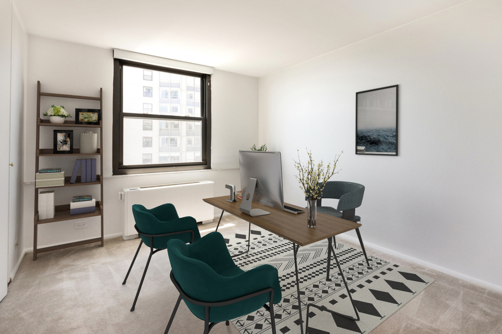 5701 North Sheridan Road, Unit 20J Chicago, IL 60660 - Photo 15 of 25 a work room with furniture and windows