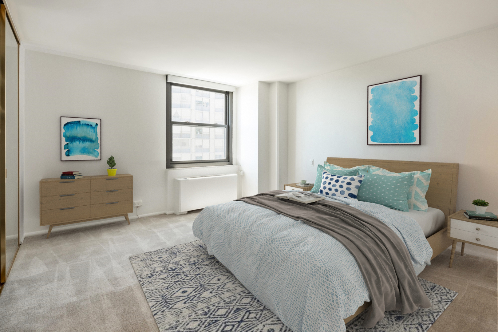 5701 North Sheridan Road, Unit 20J Chicago, IL 60660 - Photo 18 of 25 a bed room with a bed and a window