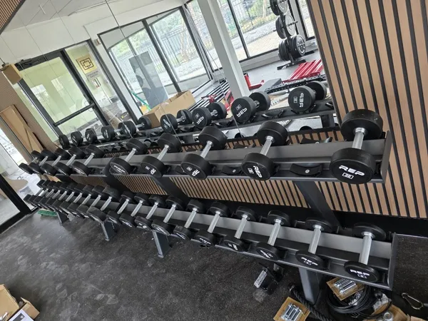 an aerial view of a pool table and chairs