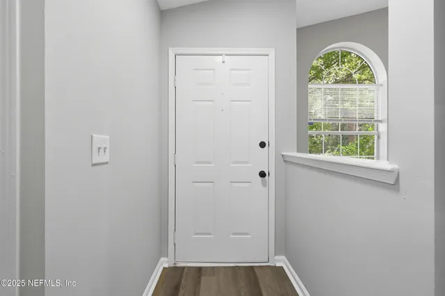 wooden floor in an empty room