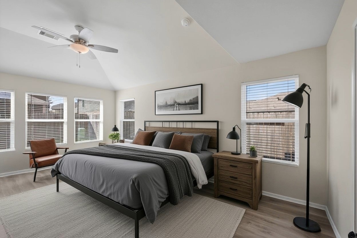 2306 Garden Square Path Spring, TX 77386 - Photo 21 of 49 Primary Bedroom-Down Stairs-Virtual Staged