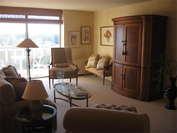 280 Boylston Street, Unit 709 Newton, MA 02467 - Photo 3 of 11 a living room with furniture and a large window