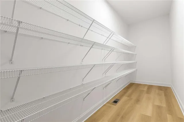 a view of a room with sliding door