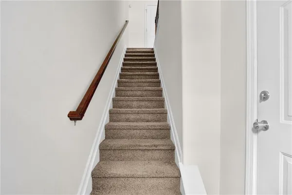 a front view of a building