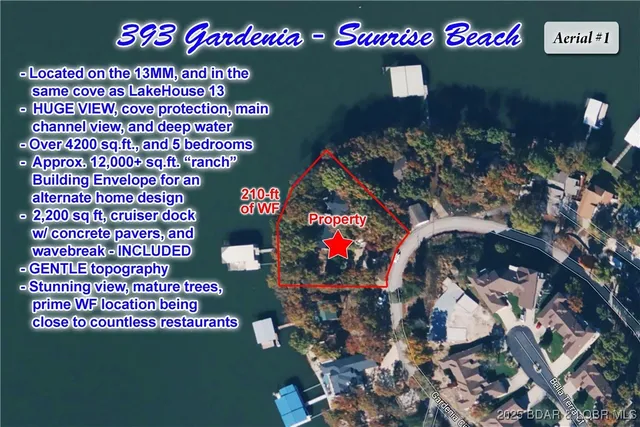 $1,583,000 | 393 Gardenia Circle, Sunrise Beach, MO 65079