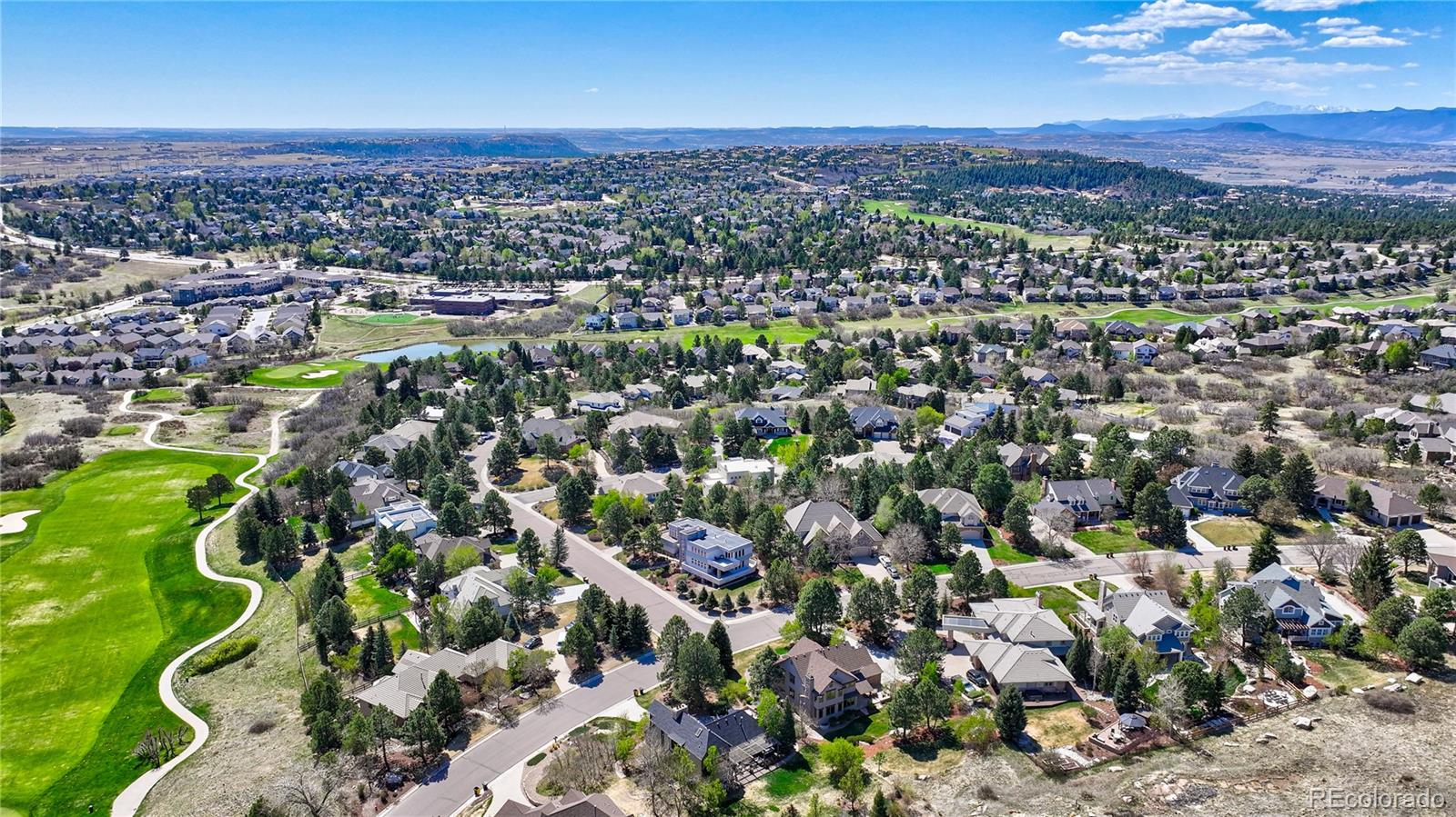 7963 Glen Ridge Drive Castle Pines, CO 80108 - Photo 47 of 48 an aerial view of a city