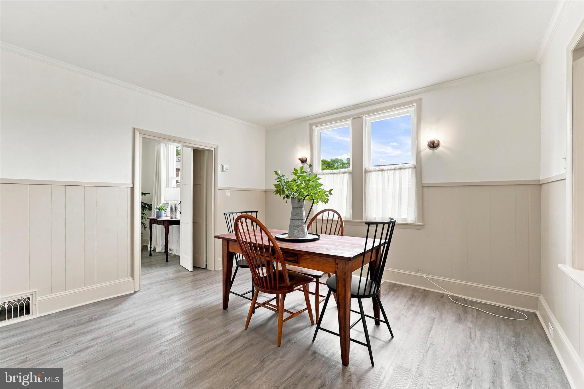 135 Rutledge Avenue Rutledge, PA 19070 - Photo 11 of 42 a view of a dining room with furniture and wooden floor