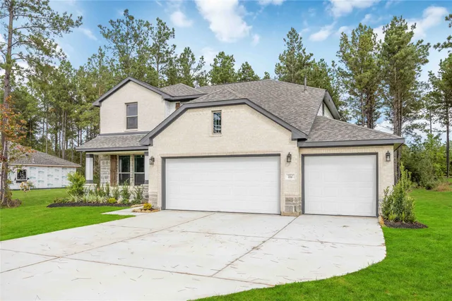 front view of house with a yard
