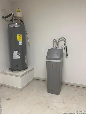 a view of water heater room