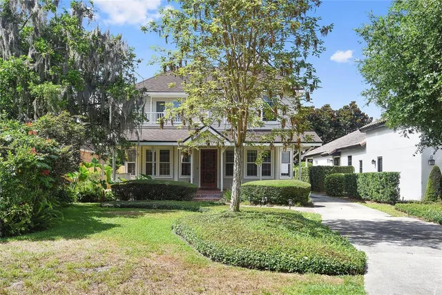 front view of a house and a yard