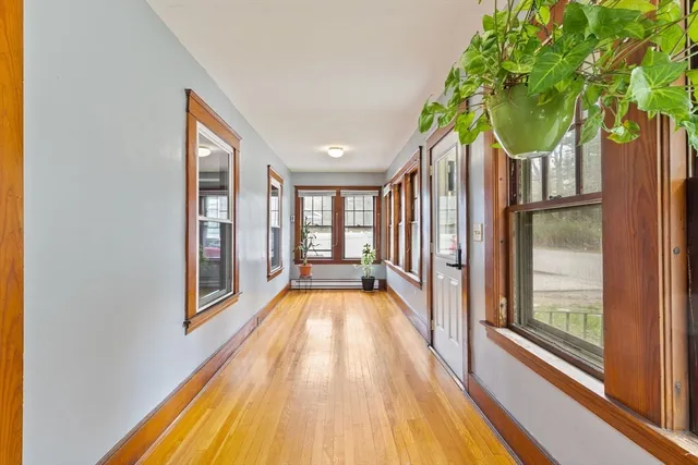 a view of swimming pool with seating space