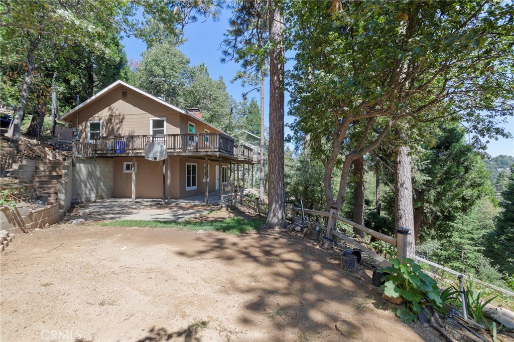 812 Bergschrund Drive Crestline, CA 92325 - Photo 17 of 23 a front view of a house with garden