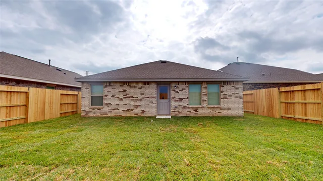 a view of a lake with a city