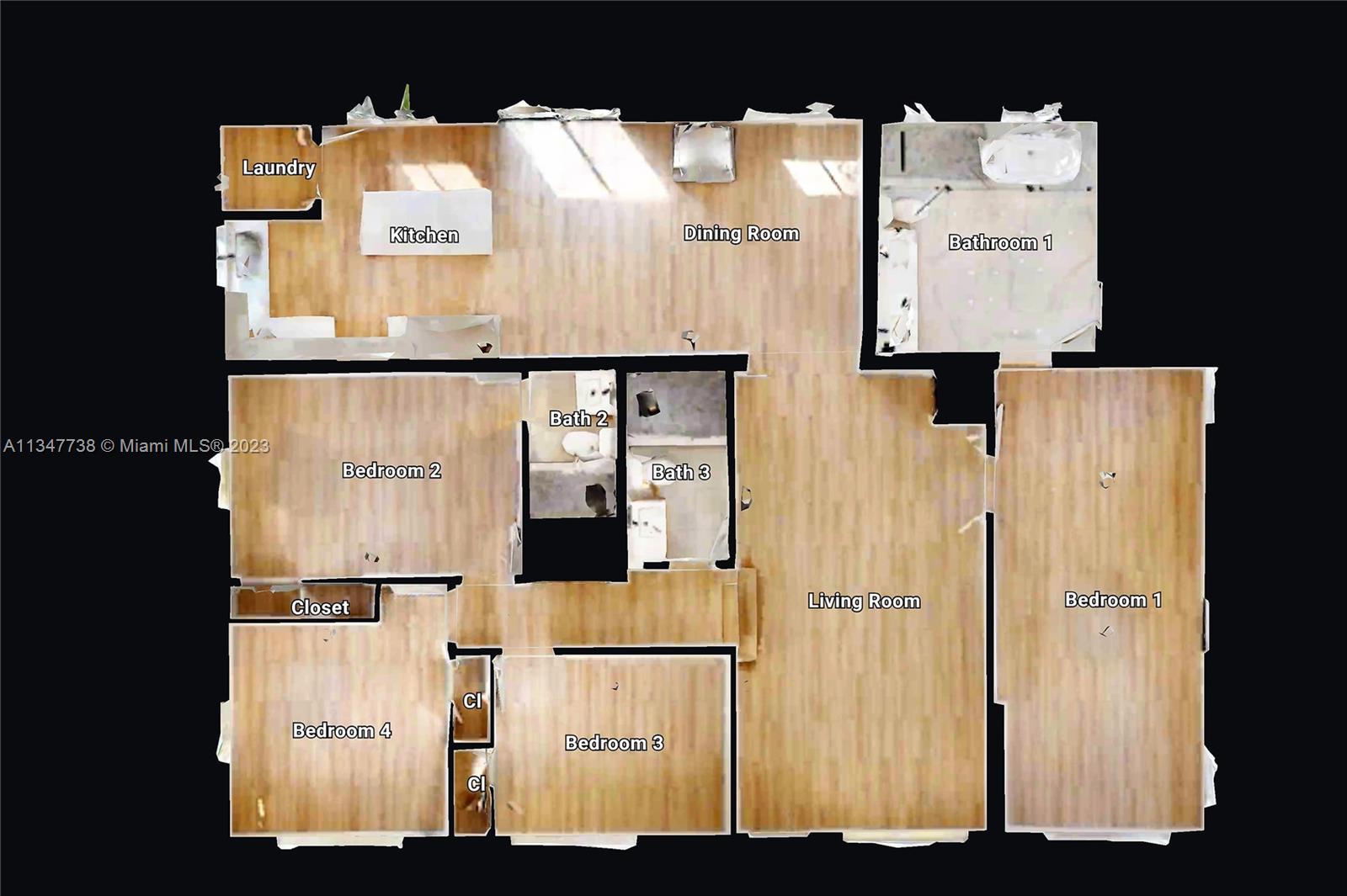 7950 Southwest 22nd Street Miami, FL 33155 - Photo 28 of 36 a view of kitchen with wooden floor