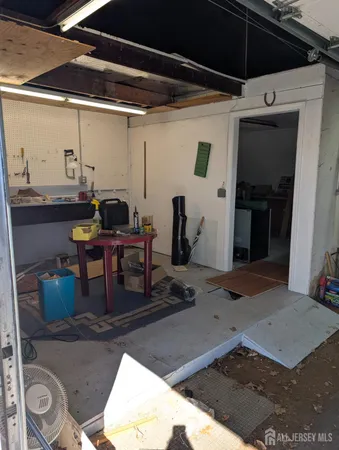 a room with storage and utility