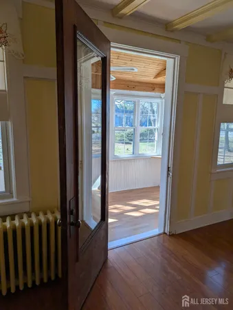 a view of an entryway door