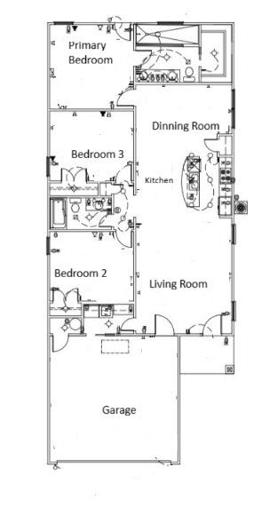 8204 Carmel Circle Foley, AL 36535 - Photo 13 of 14 Floor Plan