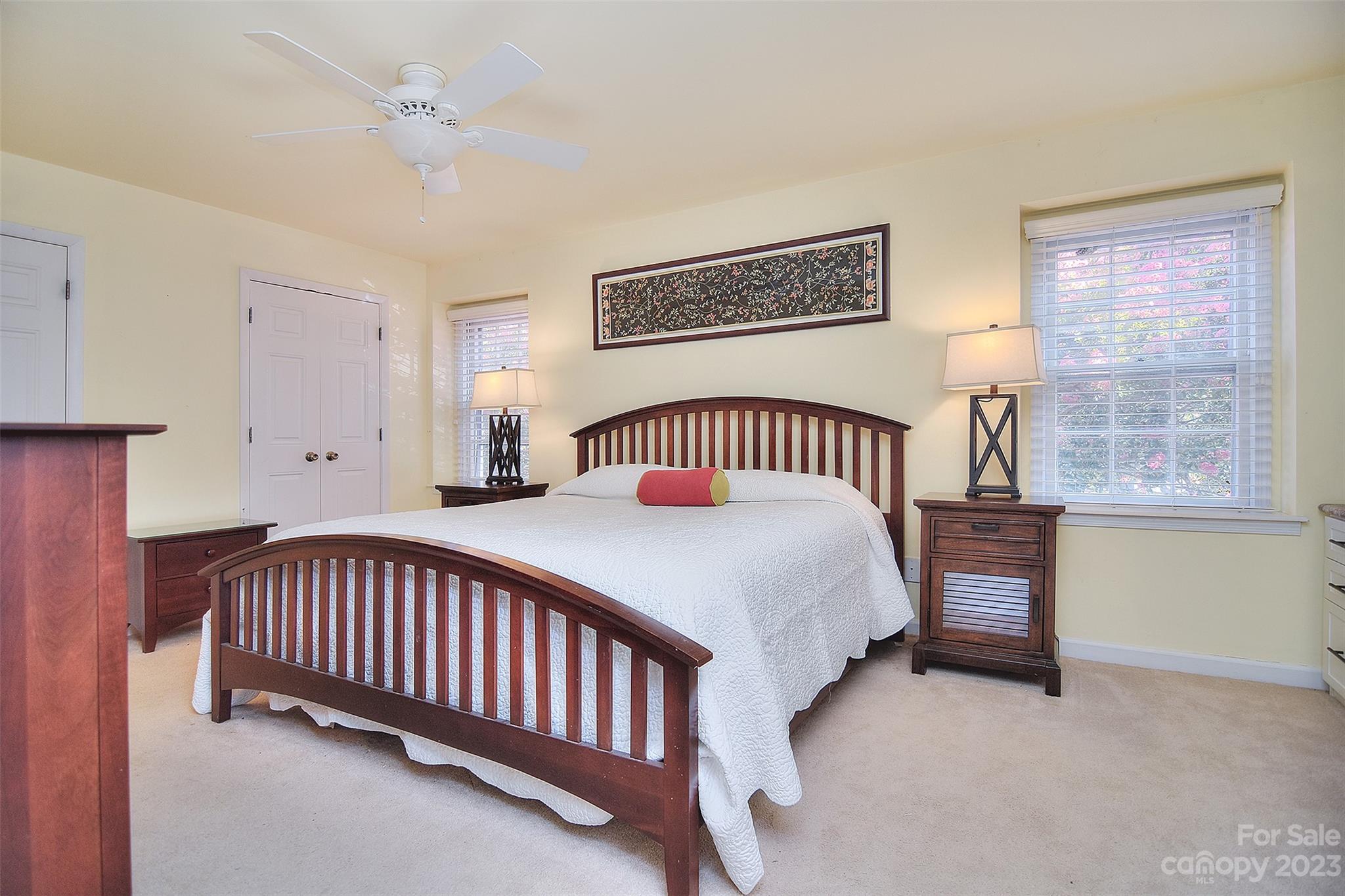 4415 Simsbury Road Charlotte, NC 28226 - Photo 24 of 36 a bedroom with a bed and a window