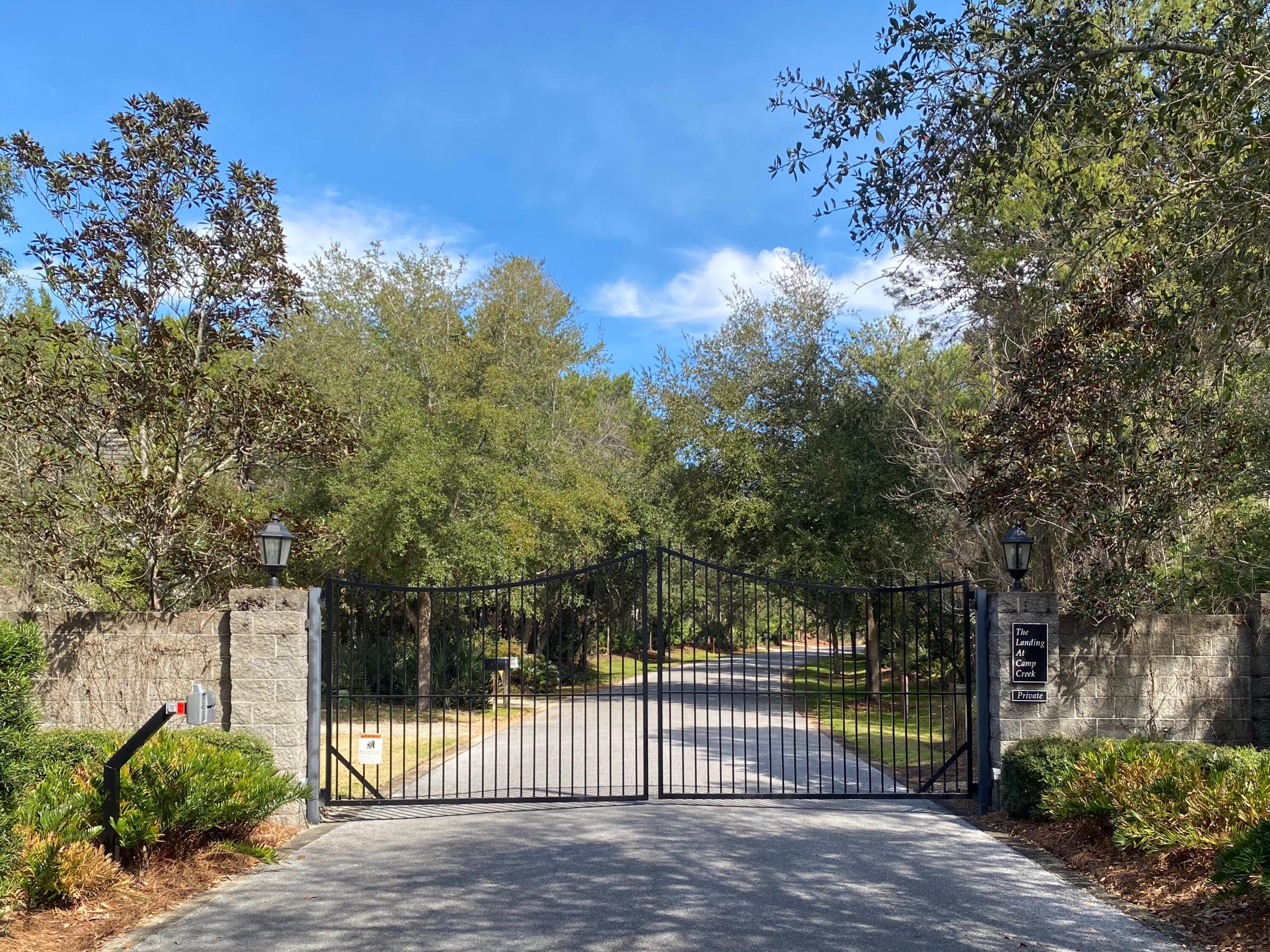 Tbd Tbd Chance St Inlet Beach Inlet Beach, FL 32461 - Photo 5 of 13 Entrance Gate