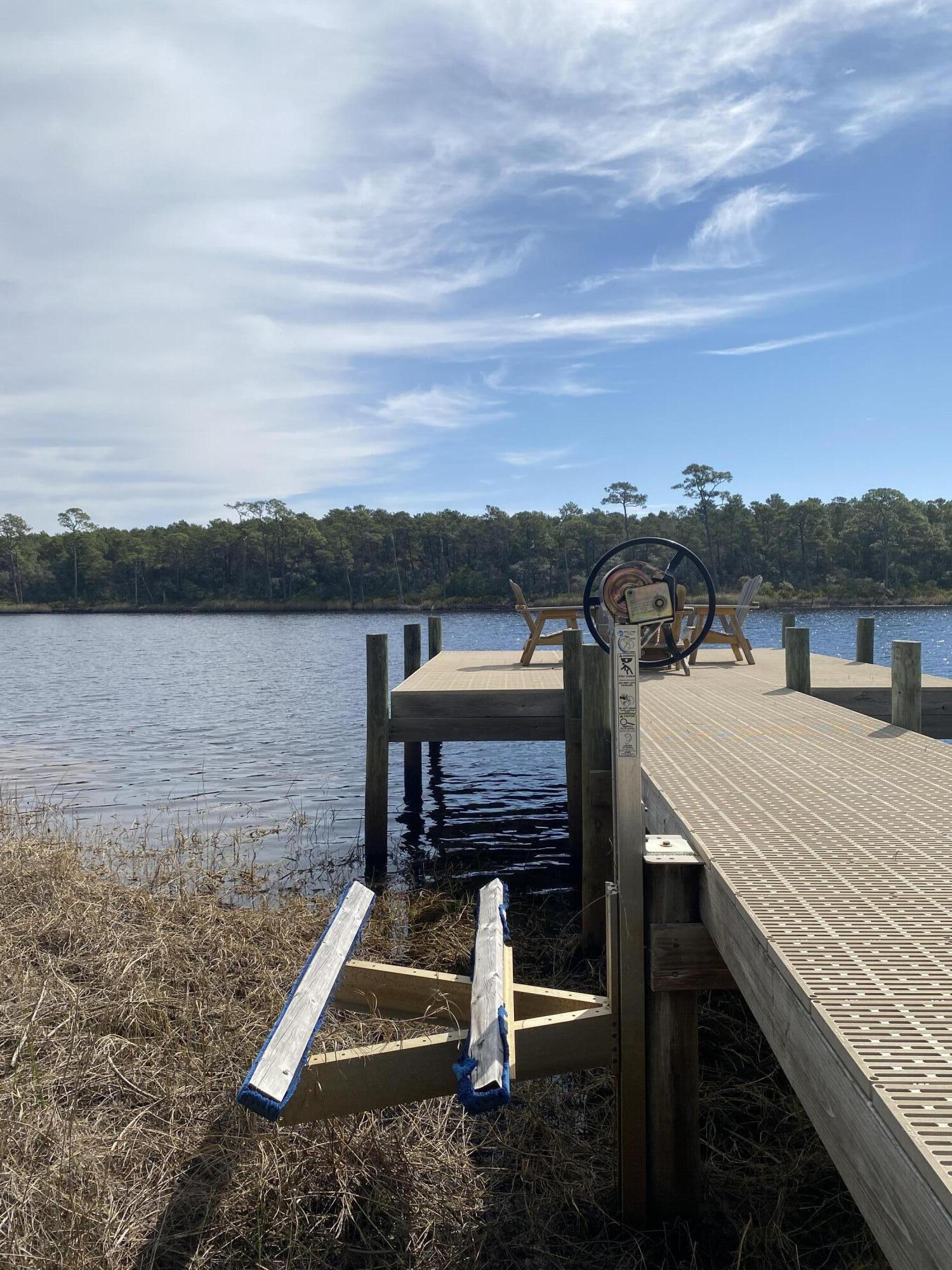 Tbd Tbd Chance St Inlet Beach Inlet Beach, FL 32461 - Photo 9 of 13 Dock and JR boat lift