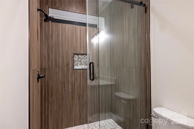 a view of bathroom with shower